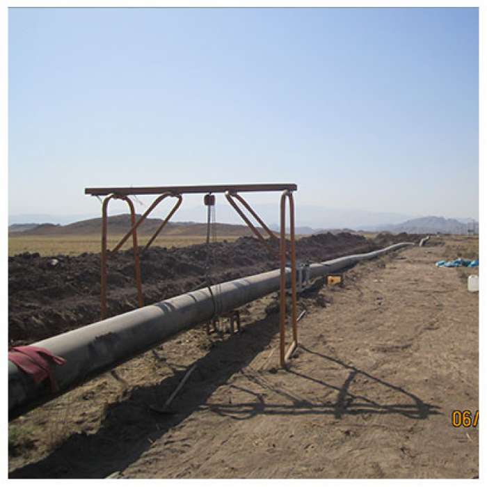 The plan of Water carriage to economic area of Salafchegan (Ghom province)